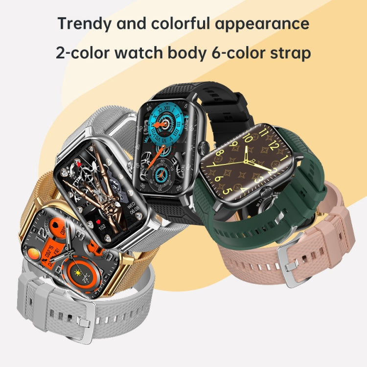 Smartwatch Curved Screen ECG Heart Rate Fitness Tracker