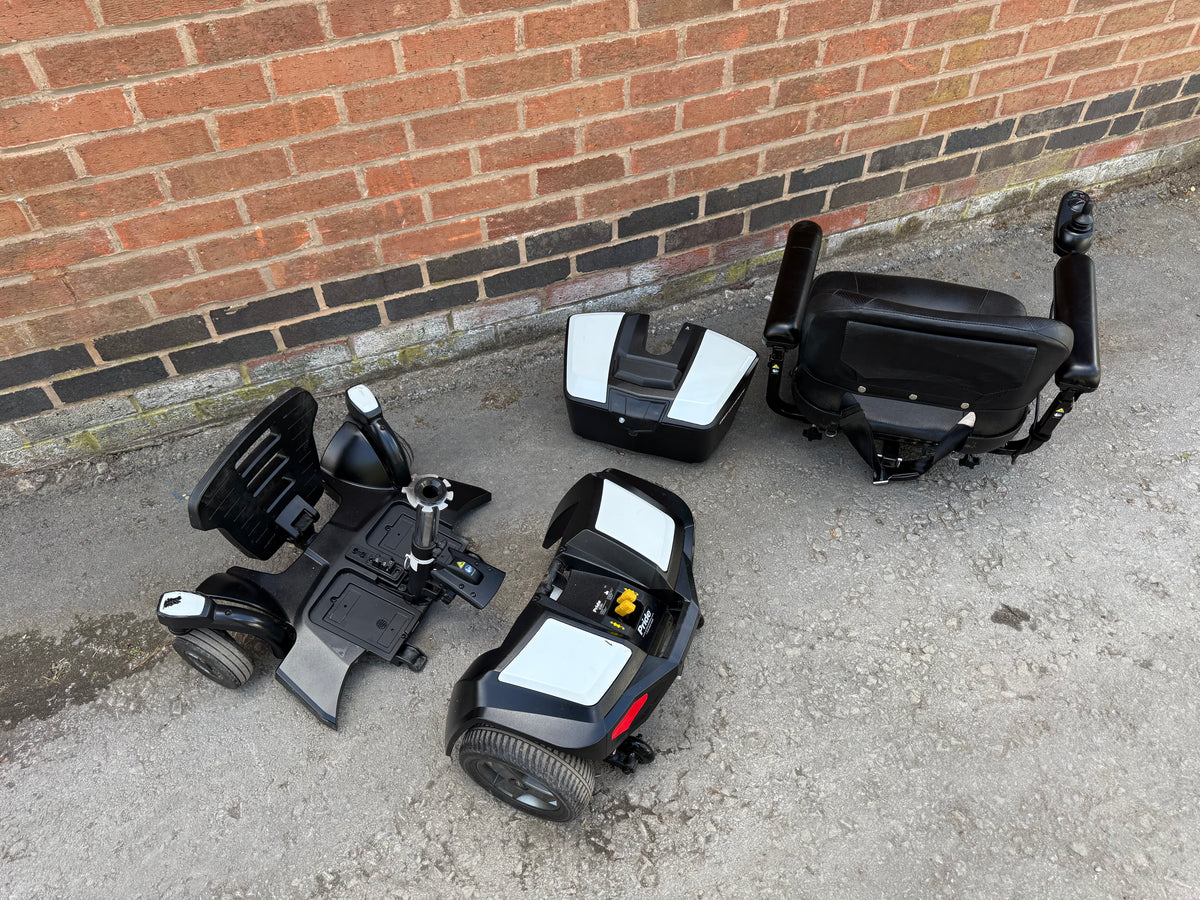 PRIDE GO CHAIR 4MPH USED SECOND HAND ELECTRIC TRANSPORTABLE MOBILITY POWERCHAIR WHEELCHAIR