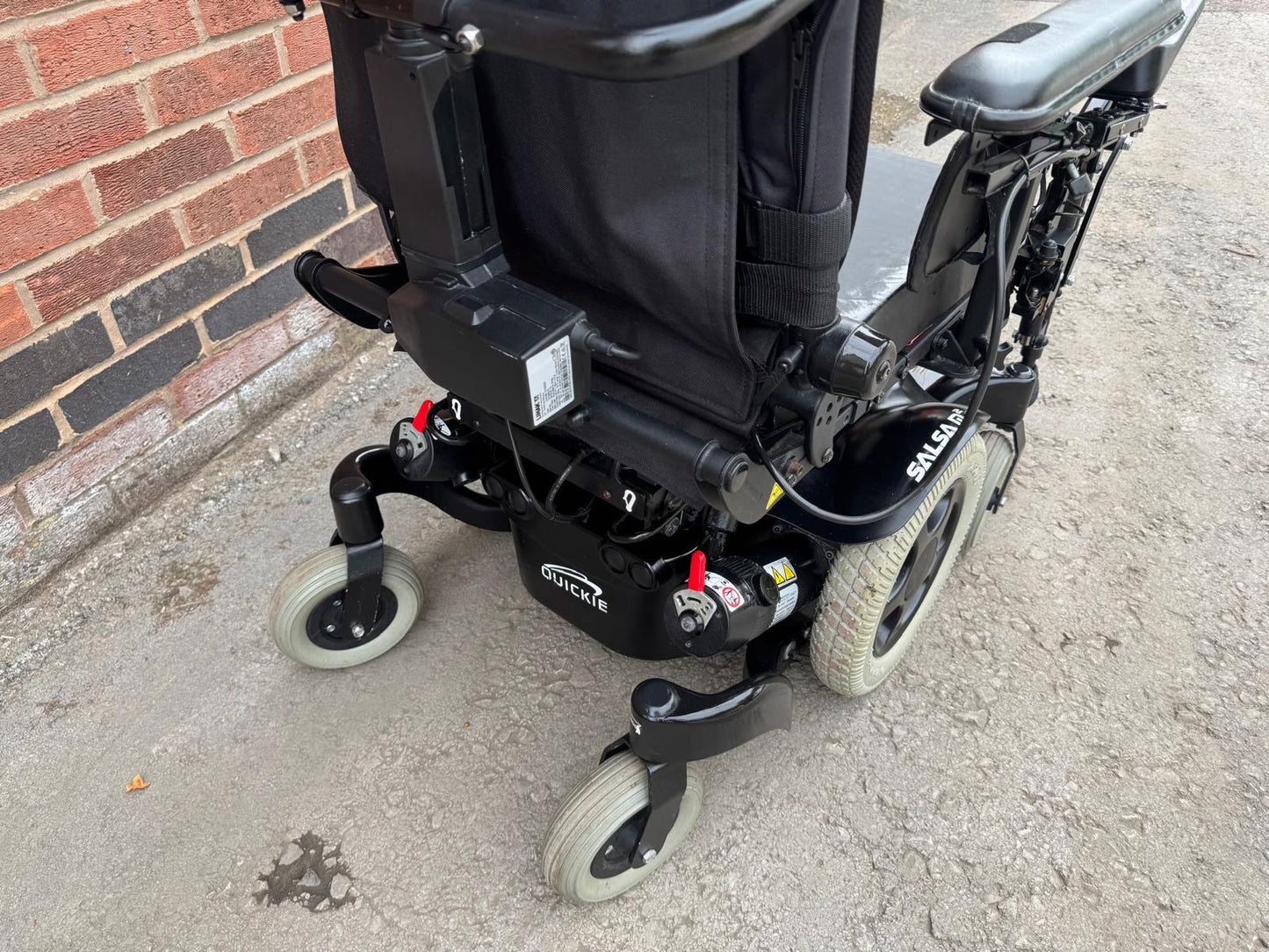 Quickie Salsa M2 6MPH Electric Leg Rest Tilt Recline MND Electric Wheelchair Powerchair Refurbished Pre-Owned