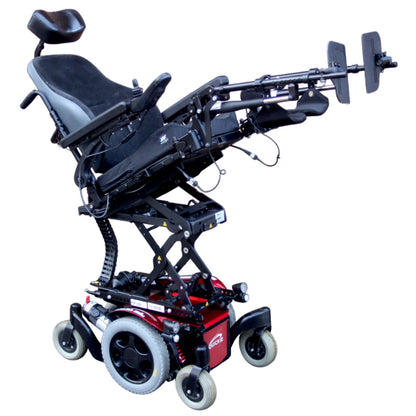 Quickie Salsa Mini M2 6MPH MWD Electric Wheelchair Powerchair Electric Leg Rests MND Riser Tilt
