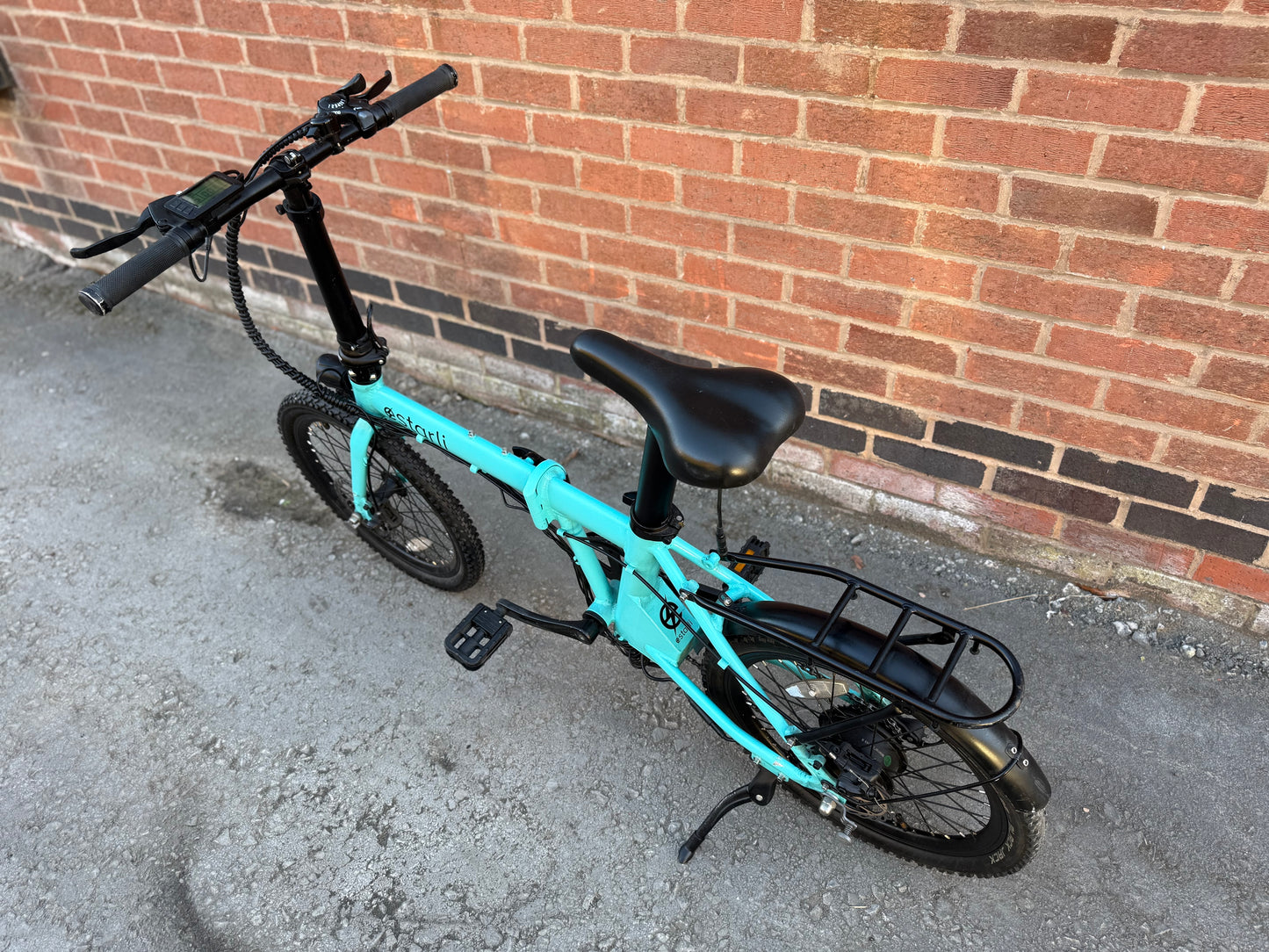 Estarli E20 Electric Folding Bike Transportable Lightweight Bicycle 6 Miles!