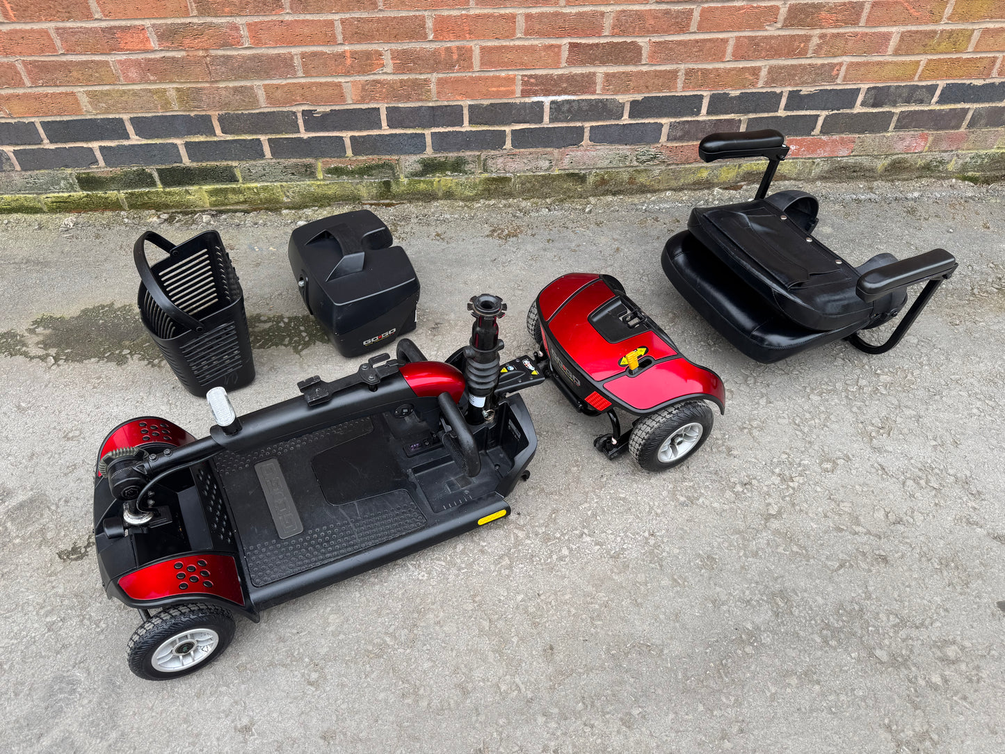 Pride Go Go Elite Traveller LX 4MPH Mobility Scooter Boot Scooter Reconditioned