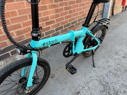 Estarli E20 Electric Folding Bike Transportable Lightweight Bicycle 6 Miles!