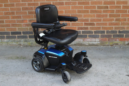 PRIDE GO CHAIR 4MPH USED SECOND HAND ELECTRIC TRANSPORTABLE MOBILITY POWERCHAIR WHEELCHAIR