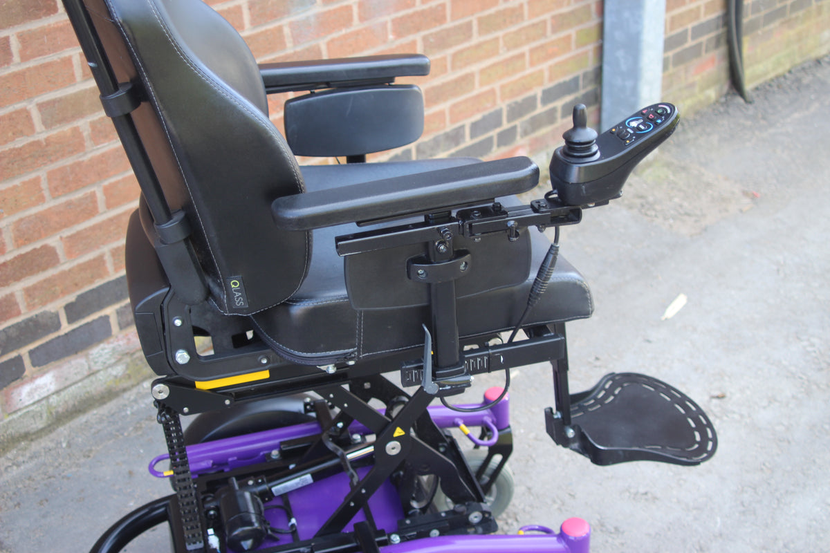 You-Q Luca Rising Lift Electric Wheelchair MND Tilt Powerchair Second Hand Refurbished