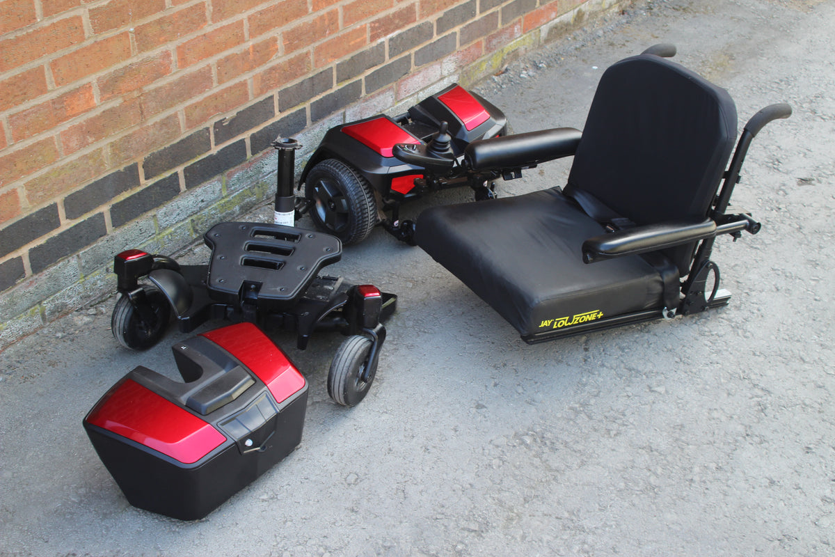 PRIDE GO CHAIR 4MPH USED SECOND HAND ELECTRIC TRANSPORTABLE MOBILITY POWERCHAIR WHEELCHAIR