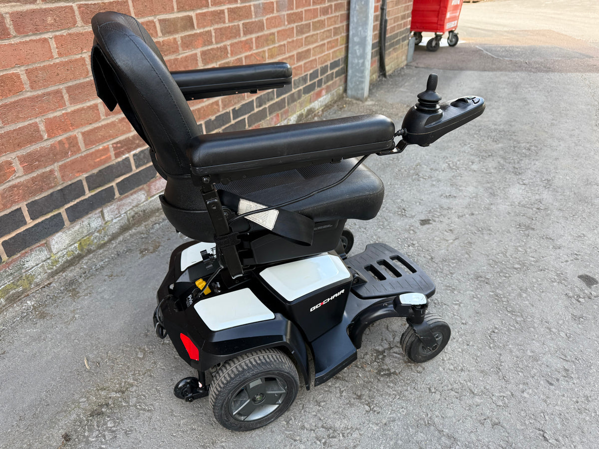 PRIDE GO CHAIR 4MPH USED SECOND HAND ELECTRIC TRANSPORTABLE MOBILITY POWERCHAIR WHEELCHAIR