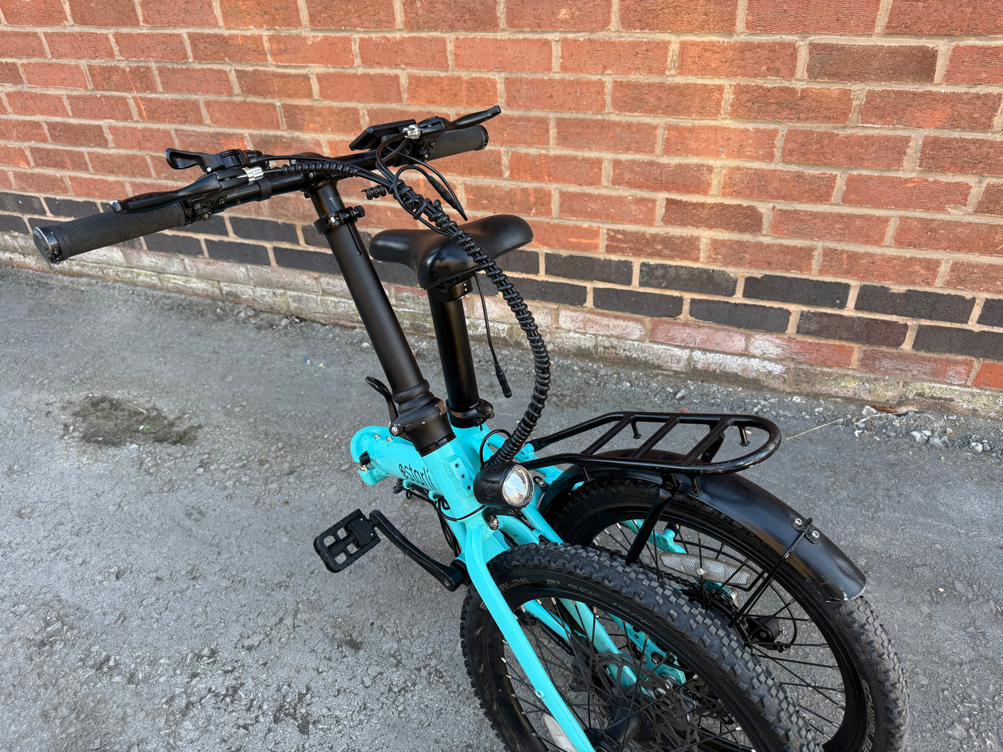 Estarli E20 Electric Folding Bike Transportable Lightweight Bicycle 6 Miles!