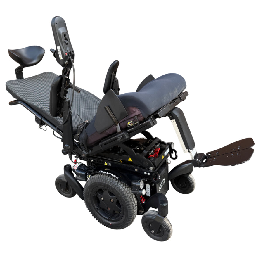 QUICKIE Q300M MINI USED SECOND HAND ELECTRIC RECLINE TILT MOBILITY POWERCHAIR WHEELCHAIR